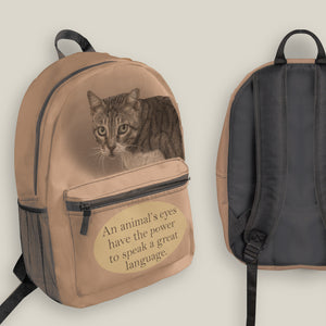backpack - brick - includes your pet photo design