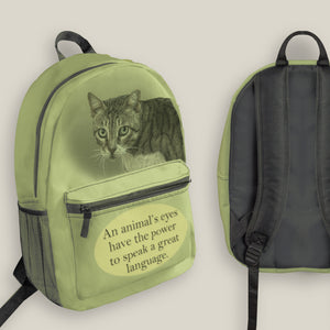 backpack - lime - includes your pet photo design