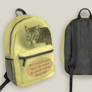 backpack - sunny - includes your pet photo design