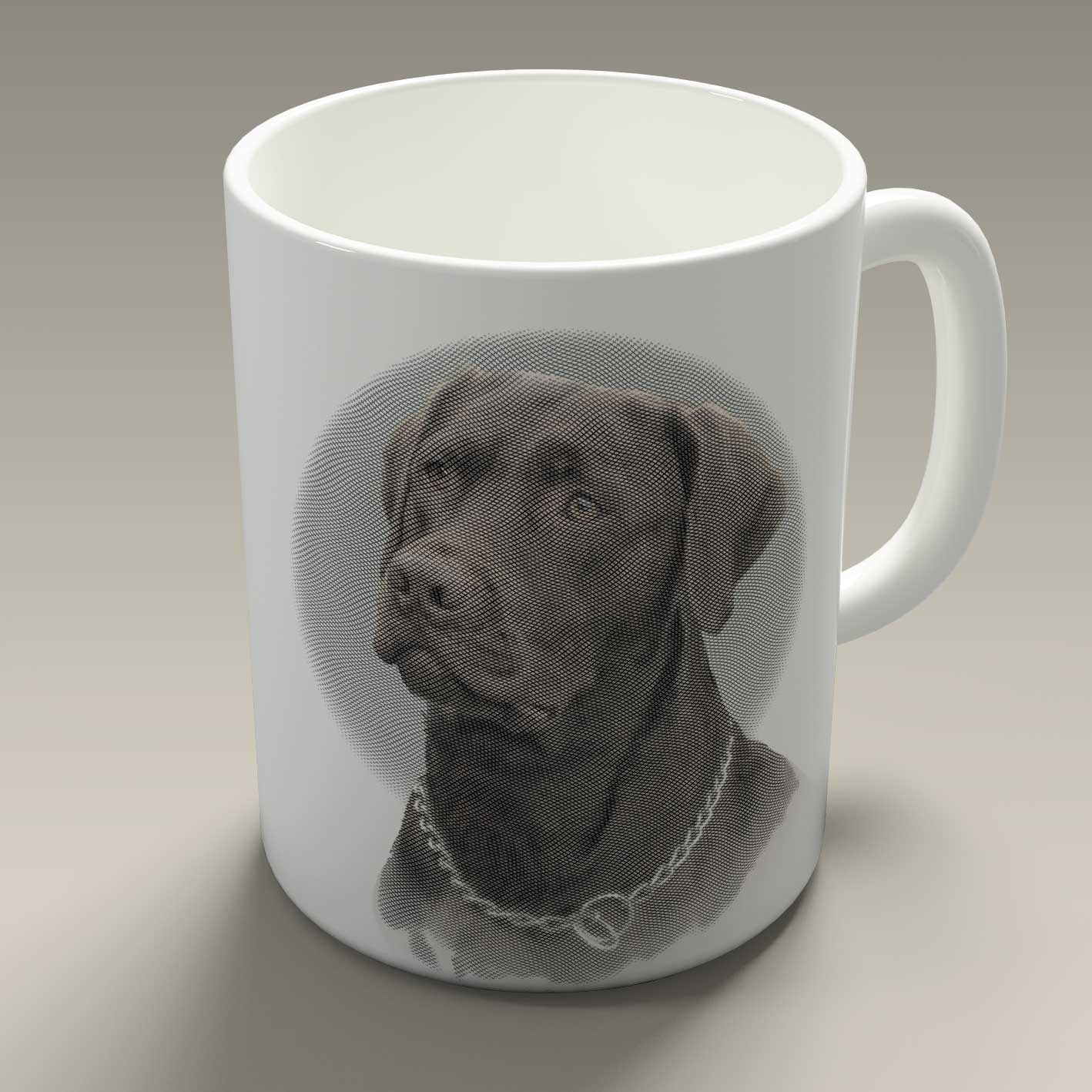 custom mugs - natural - includes your pet photo design