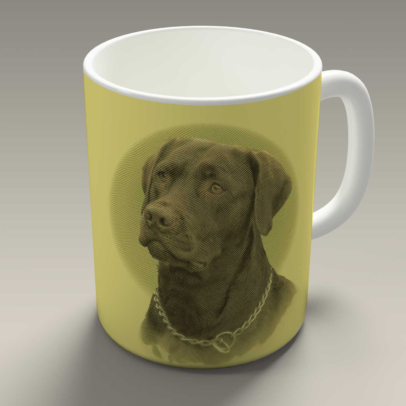custom mugs - sunny - includes your pet photo design