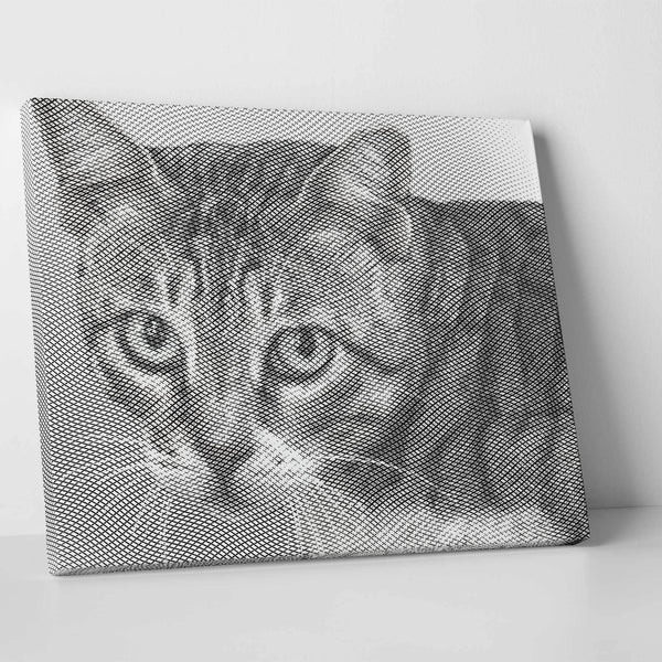 canvas gallery wraps - natural - includes your pet photo design