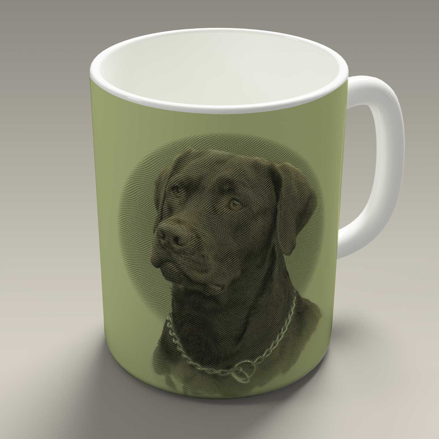 custom mugs - lime - includes your pet photo design