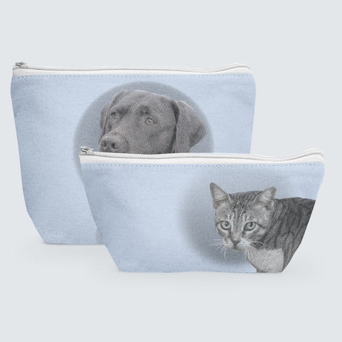 accessory pouches - sky  - includes your pet photo design