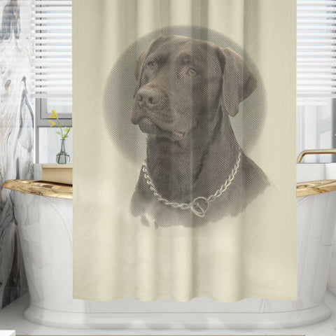 shower curtain - natural